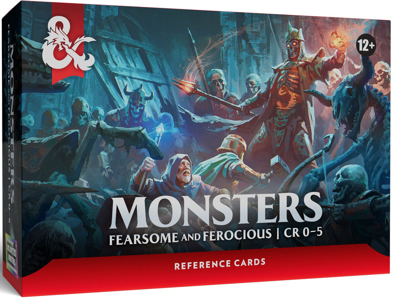 Roleplaying Game - D&D Reference Cards - Monsters - Fearsome and Ferocious
