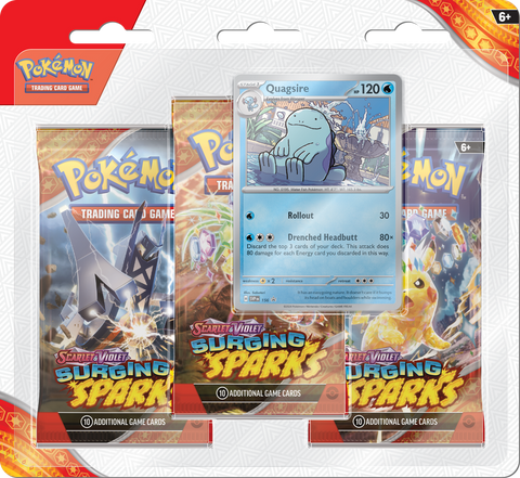 Pokemon - Surging Sparks - 3-Pack Blister