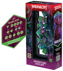 Dice - D&D Adventure Dice - Warlock - Green/Purple
