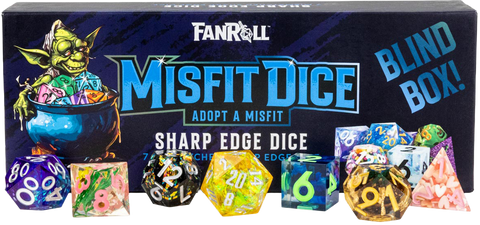 Dice - Fanroll - Misfit Dice - Sharp Edge Dice
