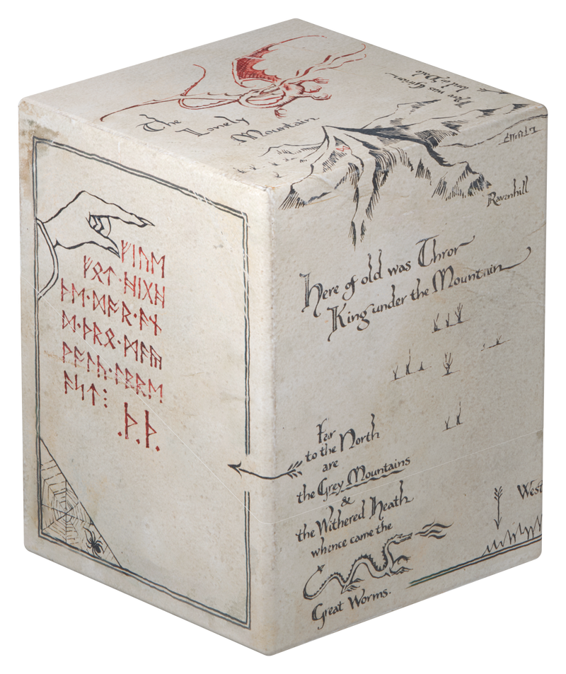 Deck Box - UG - Boulder Deck Case - The Hobbit - Thror's Map (100+ CT)
