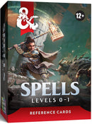 Roleplaying Game - D&D Reference Cards Spells 1 (Levels 0-1)