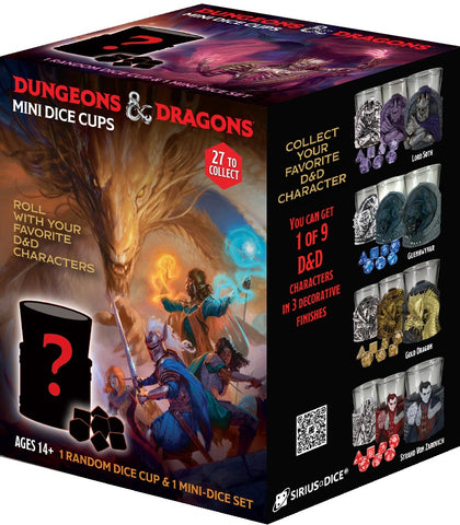Sirius Dice - Dice Blind Bags - D&D Mini Cup Dice  Series #2