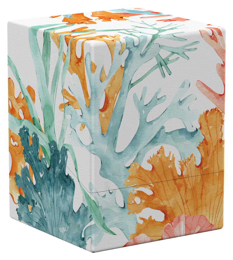 Deck Box - UG - Boulder Deck Case - Coral Places - Coralline Eden (100+ CT)
