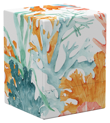 Deck Box - UG - Boulder Deck Case - Coral Places - Coralline Eden (100+ CT)