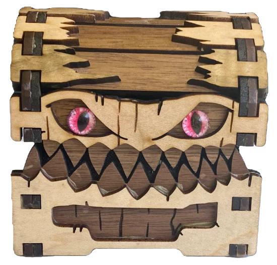 Boardgames - Mimic Dice Chest - Walnut