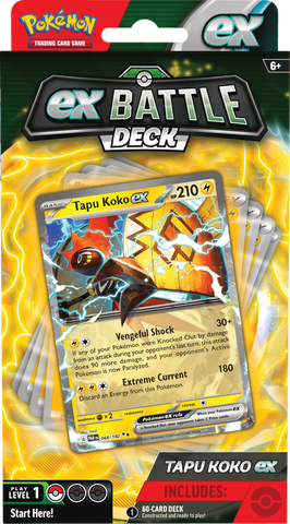 Pokemon - League Battle Deck - EX Tapu Koko