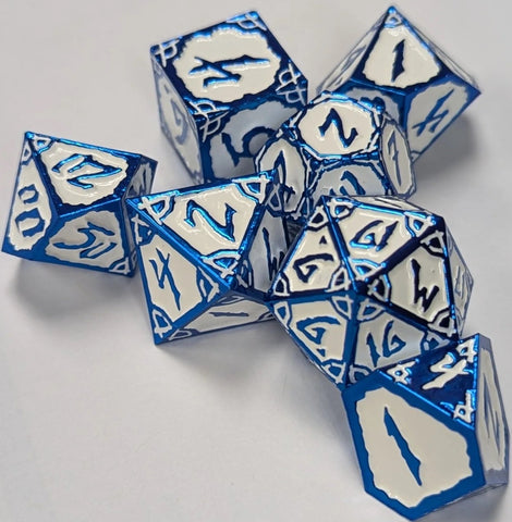 Dice - Die hard - 7-DIE RPG SET SKYFORGE HEXBREAKER