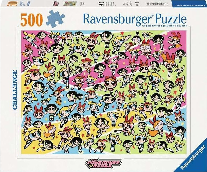 Puzzles - Ravensburger - The Powerpuff Girls (500pc)