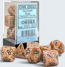 Dice - Chessex -7-Die - Set Polyhedral - Rust
