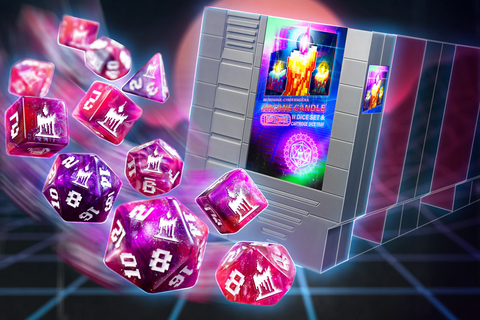 Dice - 1UP Dice - Arcane Candle