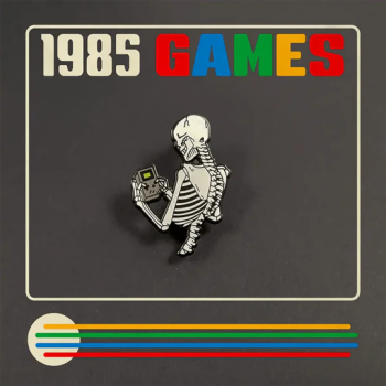 Pins - 1985 Games - Skeleton Nerd