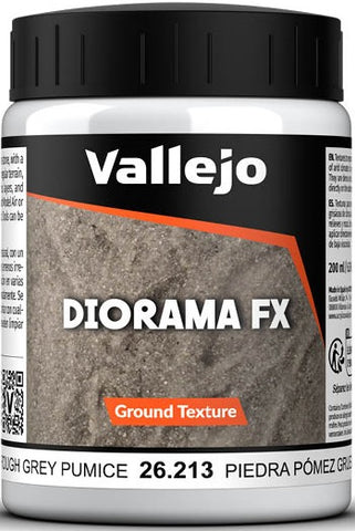 Paint Vallejo - Diorama FX - Ground Texture: Grey Pomez (200ml)