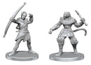 D&D - Nolzur's Marvelous Minis: Elf Hunter & Catfolk Bandit