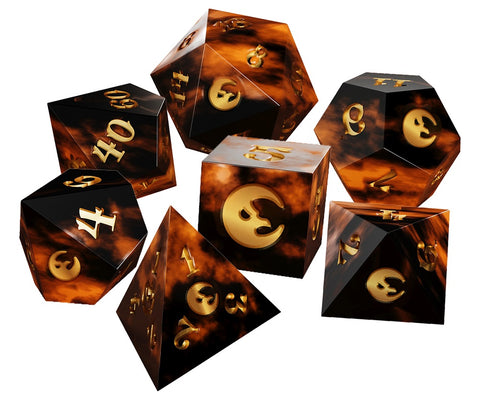 Dice - The Crooked Moon - Resin Dice Set