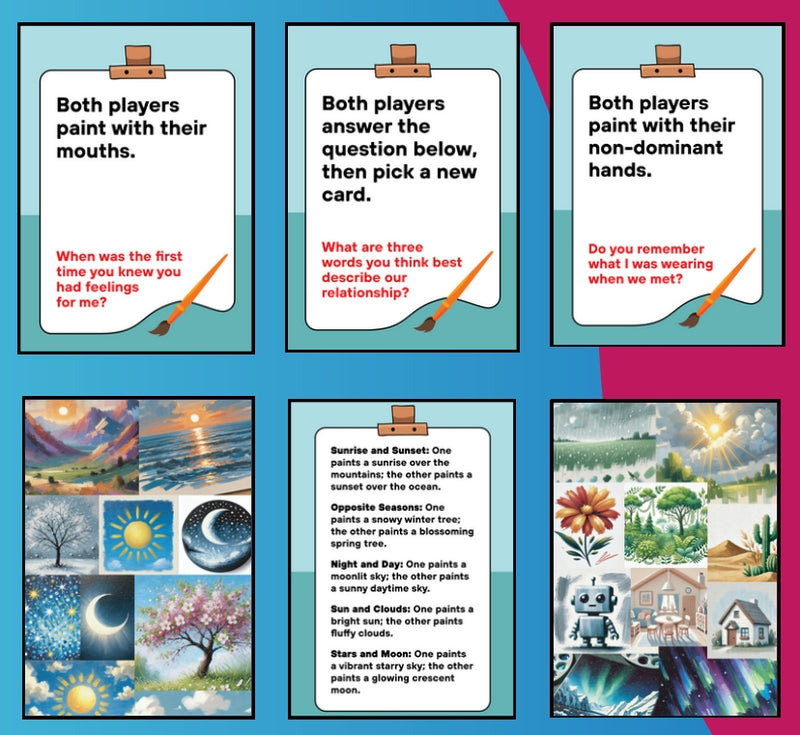 Boardgames - The Couples Painting Games