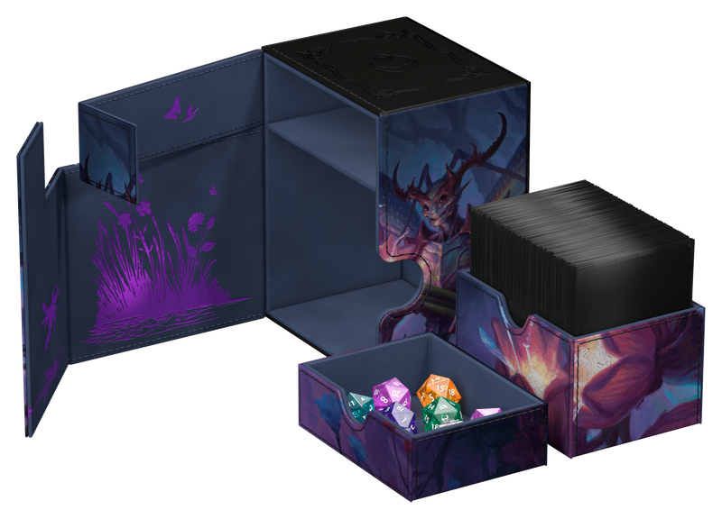Deck Box - Twin Flip N Tray - Xenoskin MTG Lorwyn Eclipsed - FAERIES 133+