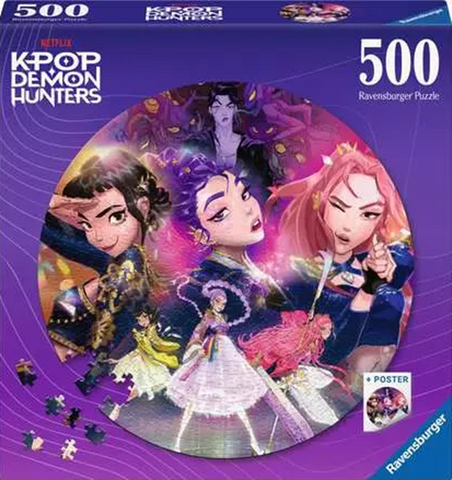 Puzzles - KPOP Demon Hunter - 500 Piece - Round
