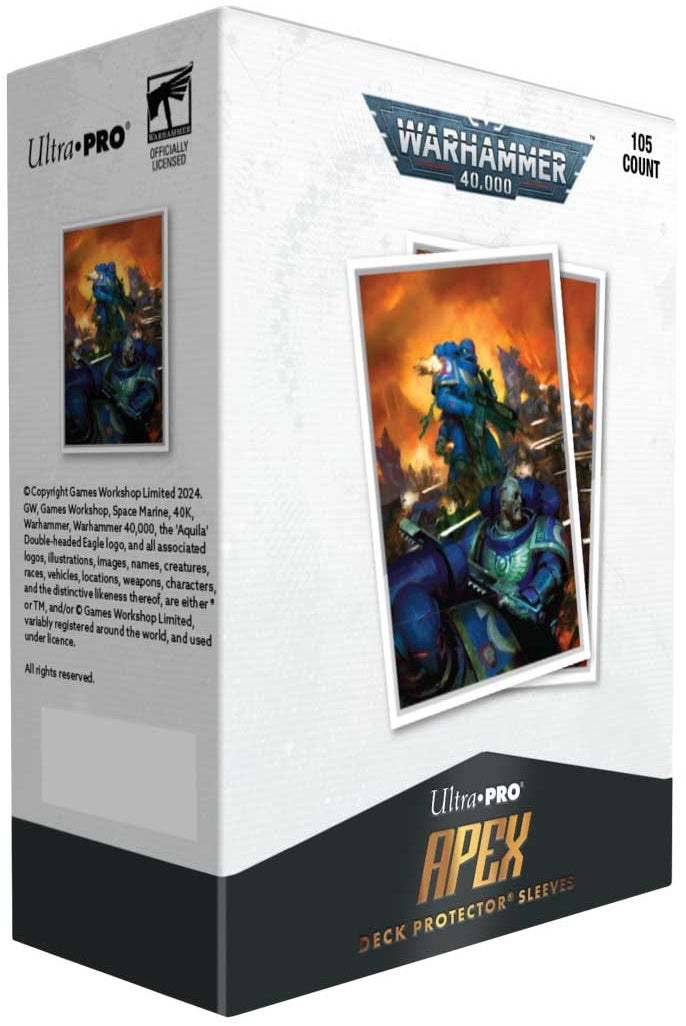Sleeves - UP Apex - Warhammer 40k: Space Marines [105ct]