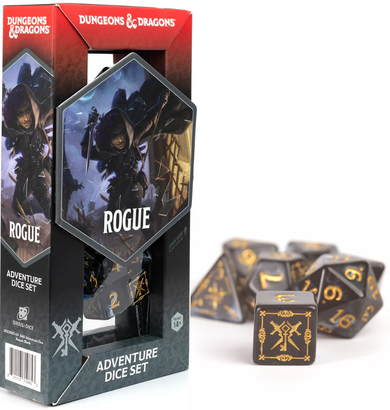 Dice - Sirius Dice - D&D Adventure - Rogue: Black