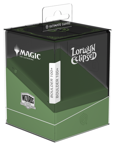 Deck Case - Boulder 100+ MTG Lorwyn Eclipsed - BLACK/GREEN (01/16/2026)