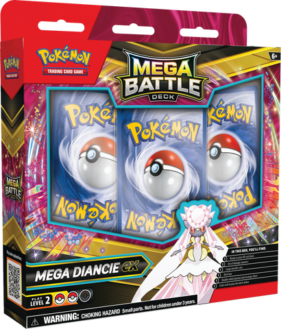 Pokemon - ME: Phantasmal Flames - Mega Battle Deck Gengar EX/Diancie EX