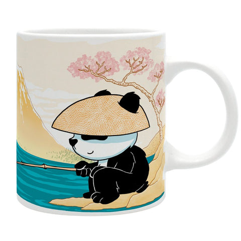 THE GOOD GIFT MUG SURFING PANDA 11 OZ