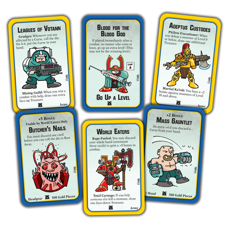 Boardgames - Munchkin - Warhammer 40K - Grudges and Gore