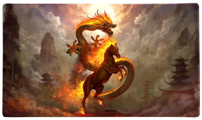 PLaymat - Dragon Shield: Fire Horse