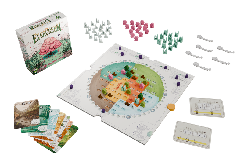 Boardgames - Evergreen Cherry Blossoms and Bamboo