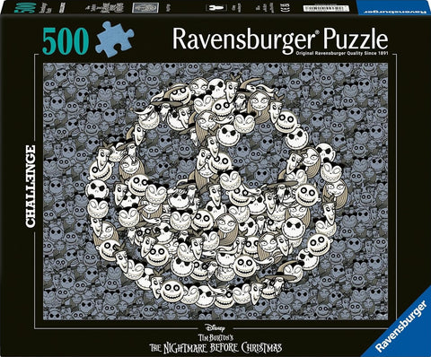 Puzzles - Ravensburger - The Nightmare Before Christmas (500pc)