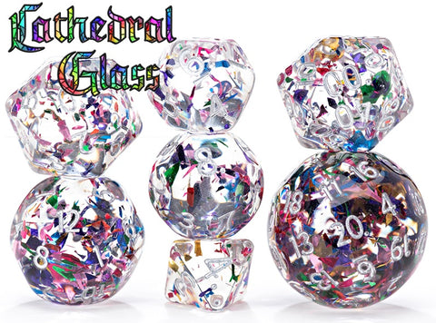 Dice - Double Dice - CATHEDRAL GLASS