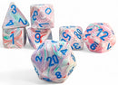 Dice - Festive 7 - Die Set Mega-Hedral- Pop Art/Blue