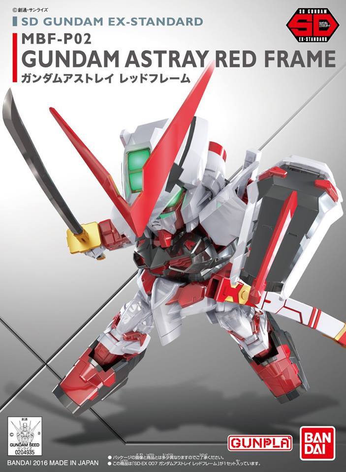 Model Kit - Bandai - SD EX-Standard #007 Gundam Astray Red Frame | Event Horizon Hobbies CA
