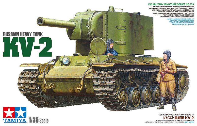 Model Kit - Tamiya - Russian Heavy Tank KV-2