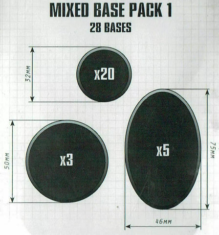 Citadel - Bases - Mixed Base Pack 1 (28 bases)