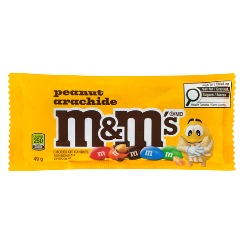 Candy - M&M's - Peanut (49g)