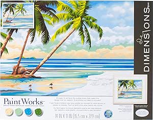 PaintWorks - Paint By Numbers - Tropical View | Event Horizon Hobbies CA