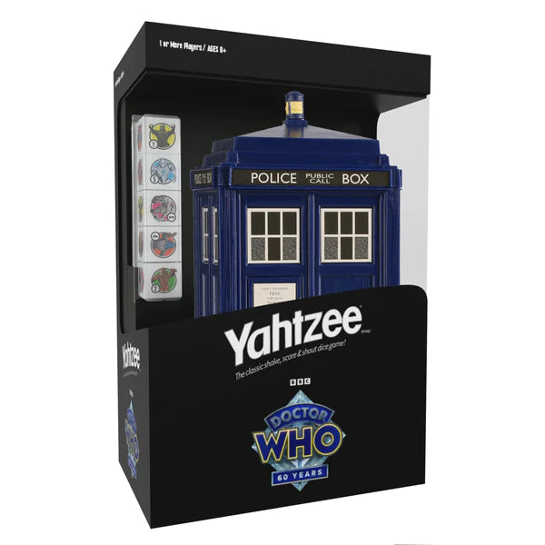 Board Game - Yahtzee: Dr Who | Event Horizon Hobbies CA