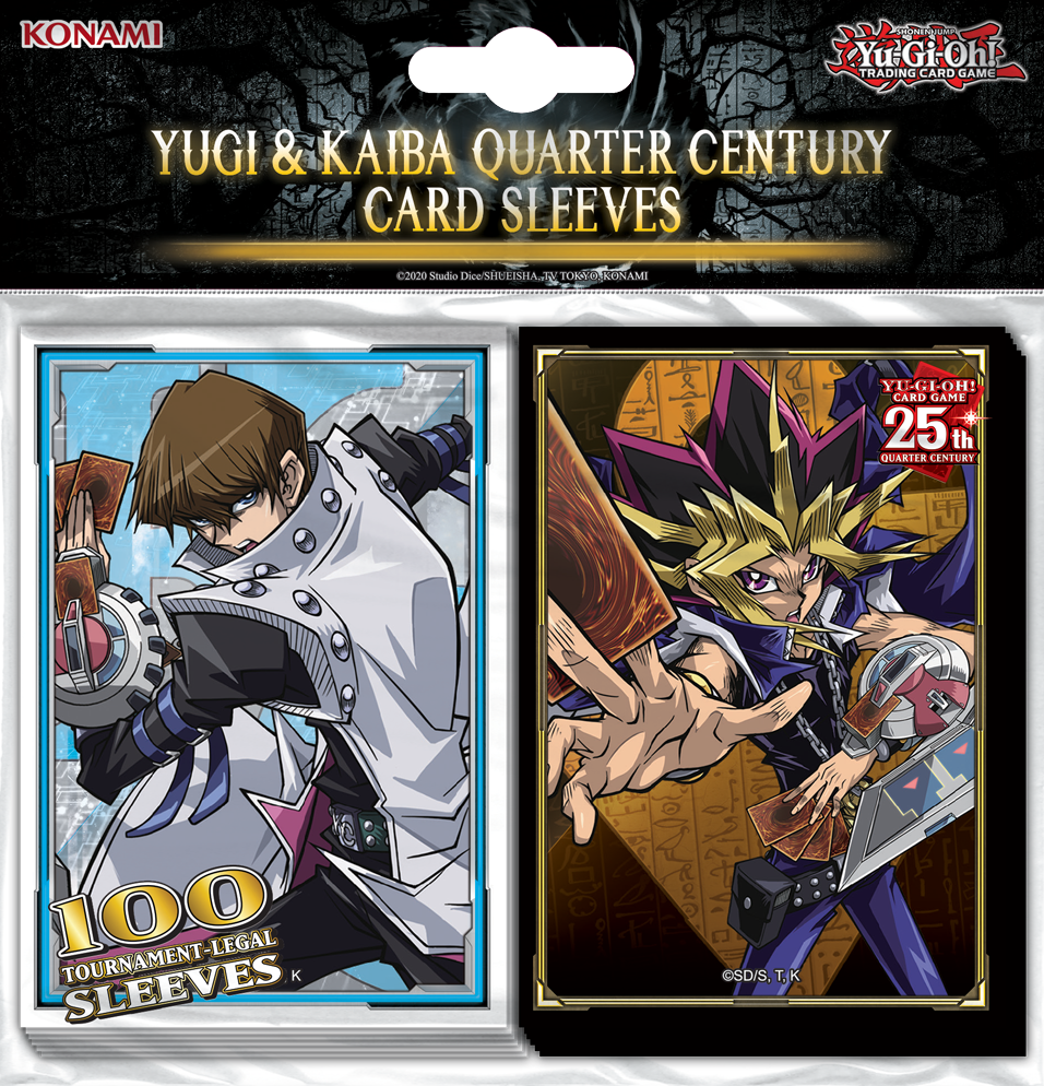 Yu-Gi-Oh - Card Sleeves - Yugi & Kaiba Quarter Century | Event Horizon Hobbies CA