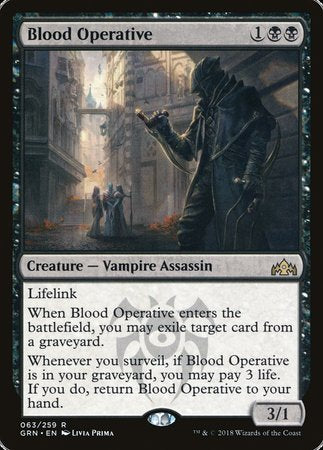 Blood Operative [Guilds of Ravnica] | Event Horizon Hobbies CA