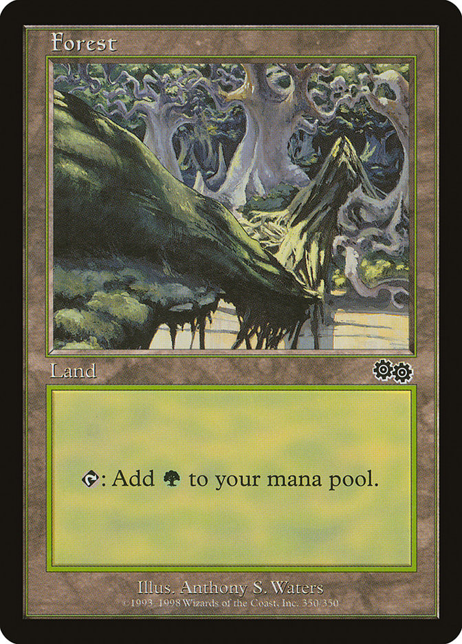 Forest (350) [Urza's Saga] | Event Horizon Hobbies CA