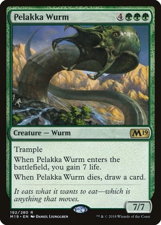 Pelakka Wurm [Core Set 2019] | Event Horizon Hobbies CA