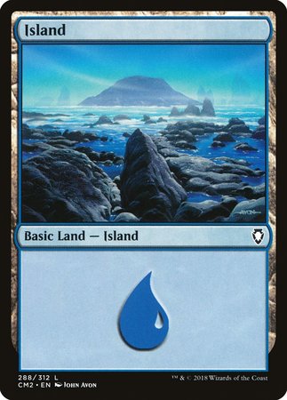 Island (288) [Commander Anthology Volume II] | Event Horizon Hobbies CA