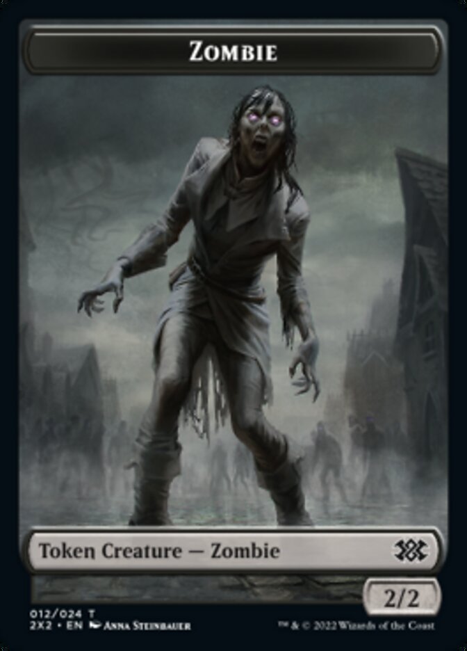 Zombie // Angel Double-sided Token [Double Masters 2022 Tokens] | Event Horizon Hobbies CA