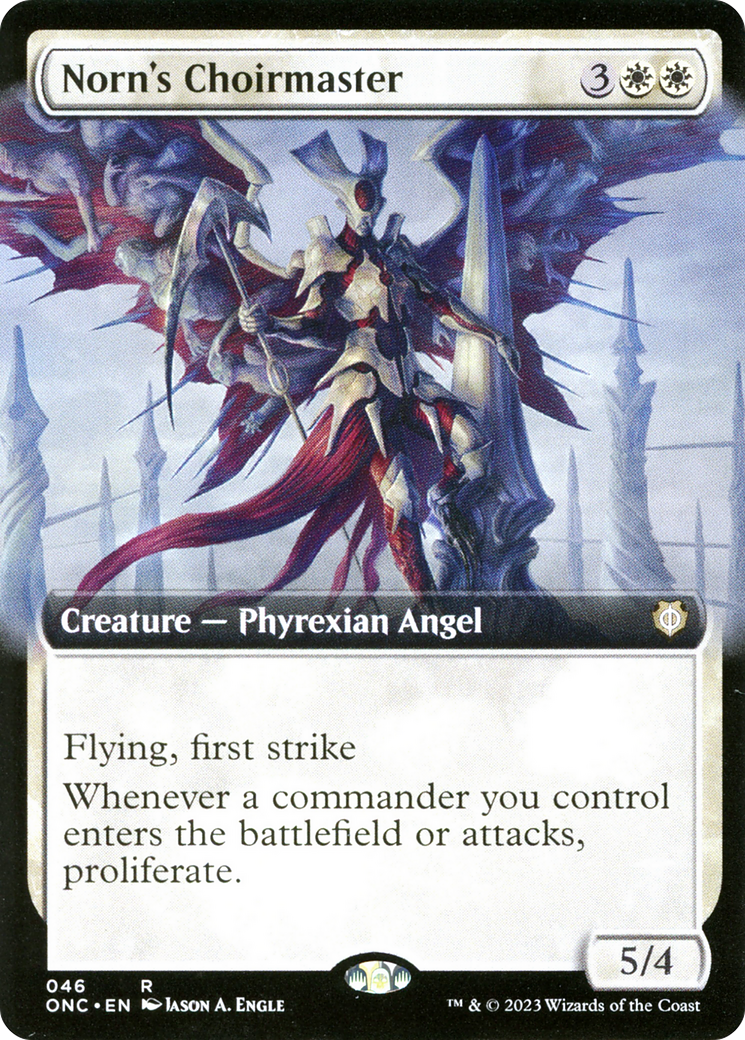 Norn's Choirmaster (Extended Art) [Phyrexia: All Will Be One Commander] | Event Horizon Hobbies CA