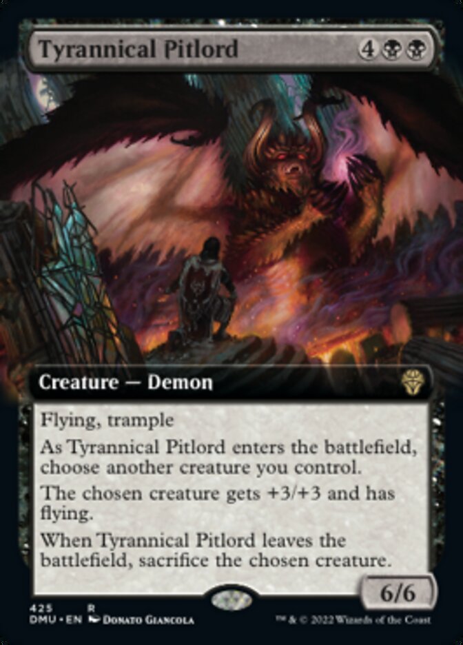 Tyrannical Pitlord (Extended Art) [Dominaria United] | Event Horizon Hobbies CA