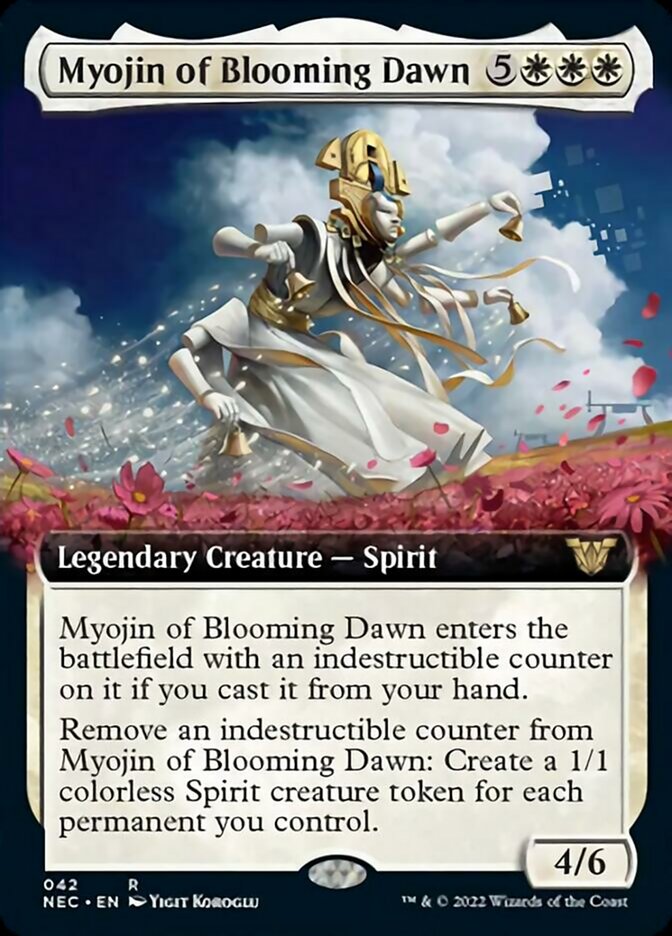 Myojin of Blooming Dawn (Extended) [Kamigawa: Neon Dynasty Commander] | Event Horizon Hobbies CA