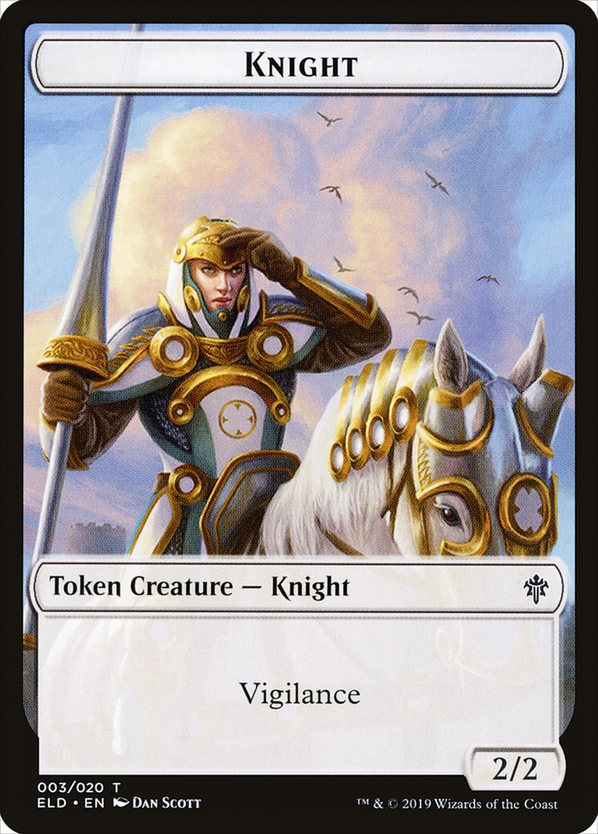 Knight [Throne of Eldraine Tokens] | Event Horizon Hobbies CA