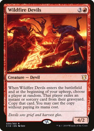 Wildfire Devils [Commander 2019] | Event Horizon Hobbies CA